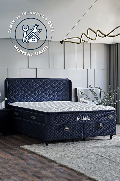 Niron Baklava Lüks Yatak Seti Çift Kişilik Ultra Ortopedik Sert Yatak Özel An...
