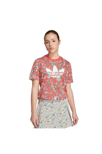 adidas Children's Red T-Shirt Tee Jv7817