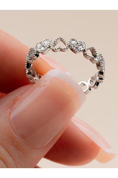 Portakal Esintisi خاتم أدوريا تام تور قابل للتعديل على شكل قلب