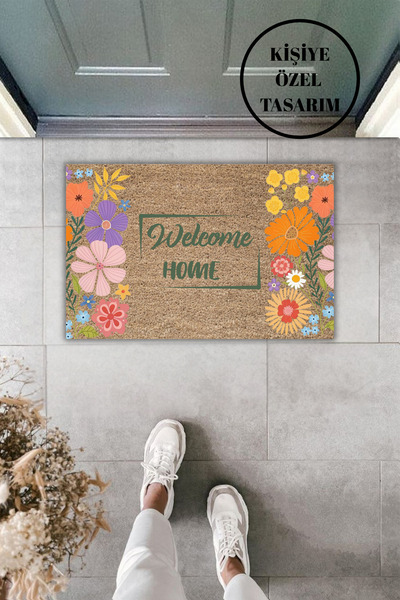 Dormot Dekoratif Dijital Paspas Kişiye Özel Tasarım Kapı Önü Paspası 70x45cm