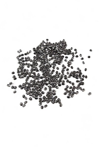 Serhat Aksesuar ve El İşçilik خرز معدني رمادي اللون مقاس 5×4 مم (30 جرام، 660...