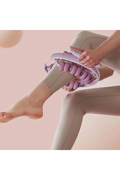 Ht Sağlık 28-Wheel Yoga Massage Roller - Muscle Relaxation Body Shaping Yoga Twister