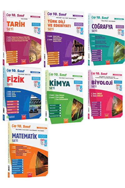 Çap Yayınları ÇAP YAYINLARI 10. SINIF TÜM DERSLER FASİKÜL SET