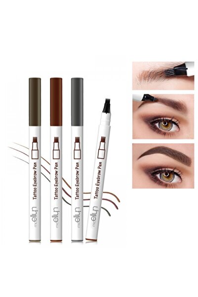 TRENDYENİLİK Microblading Kalıcı Kaş Kalemi - Açık Kahve