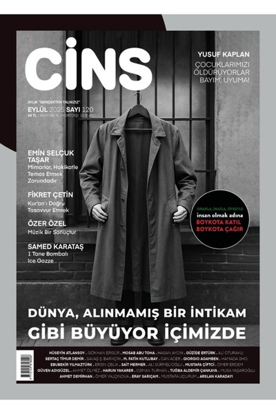 Cins Dergisi Cins Aylık Dergi Sayı: 120 Eylül 2025 / Kolektif / Cins Dergisi ...