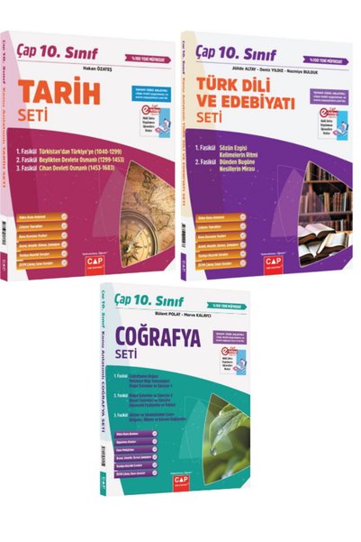 Çap Yayınları ÇAP YAYINLARI 10.SINIF TARİH-COĞRAFYA - EDEBİYAT FASİKÜL SET