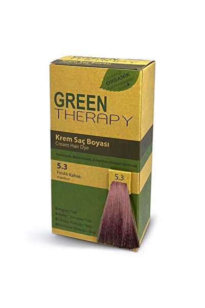 Green Therapy Cream Hair Dye 5. 3 Hazel Brown