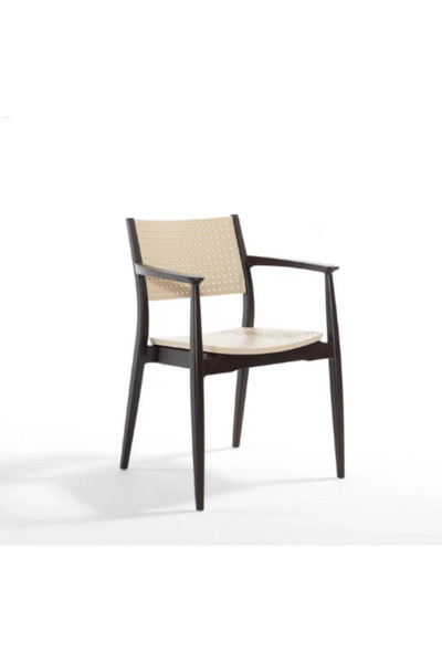 Novussi Seginus Koltuk 4'lü (Kahve-Cappucino)