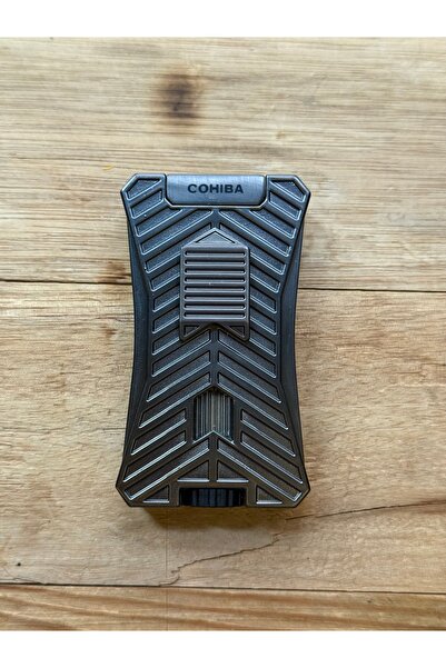 COHİBA Puro Çakmağı 2 Pürmüzlü Jet Bütan Dahili Delicili