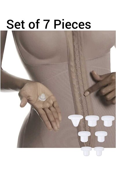 Fstyle سدادة السرة من السيليكون تستخدم بعد عمليات شد البطن مجموعة من 7 قطع بم...