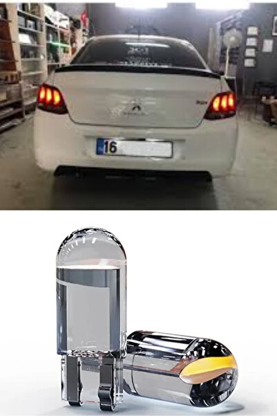 TVS Peugeot 301 Plaka Aydınlatma Seti Beyaz Özel COB LED
