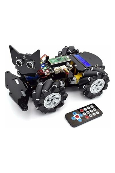 Adeept 4WD Çok Yönlü Mecanum Tekerlekler Robotik Araç Kiti