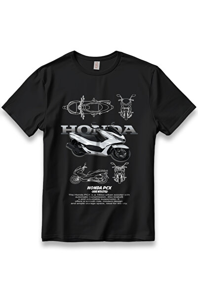EZG Business Μοντέλο μπλουζάκι H0NDA PCX 150 για μοτοσικλετιστές, Unisex, 100...