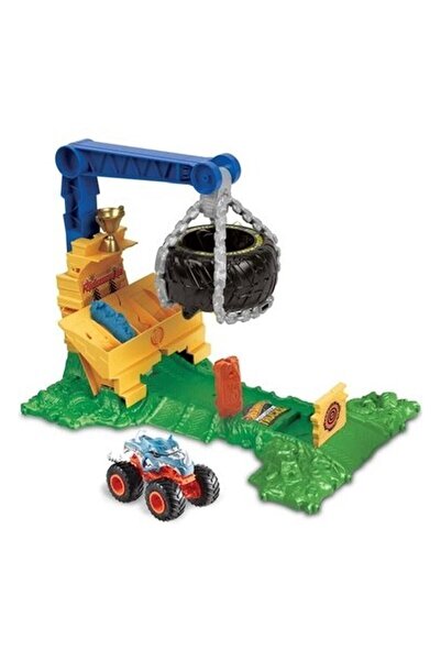 HOT WHEELS Rhinomit Scale Rhinomit ve 2 Ezilmiş Araba