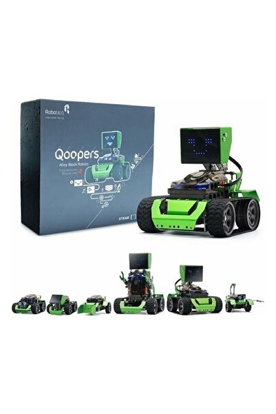 Robobloq Qoopers 6'sı 1 Arada Programlama Robotu Yapı Kiti