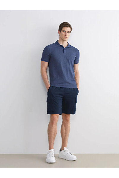 LC Waikiki LCWAIKIKI ClassicLacivert Standart Kalıp Erkek Kargo Şort