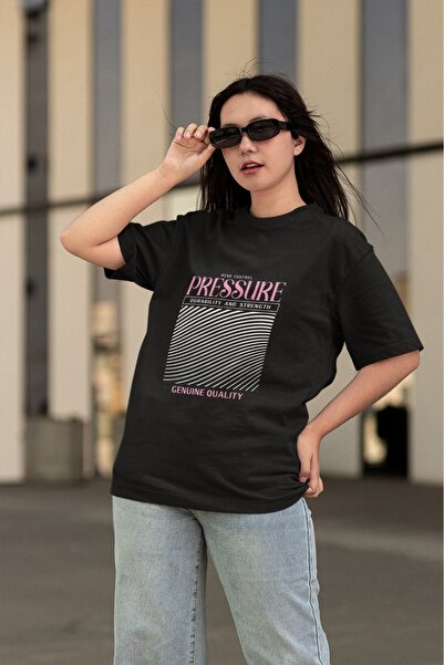 ArtYus TRIOCĂ CU MÂNĂ SCURTĂ CU Gât rotund, IMPRIMATĂ MIND CONTROL PRESSURE T...