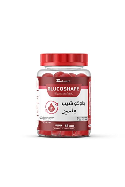 Elment جلـوكو شيب جاميز 42 قطعة حلوى الجلوكومنان من ايلمينت - GlucoShape Glucomannan Gummies