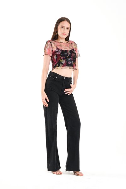 BY PAPI Tulle Crop