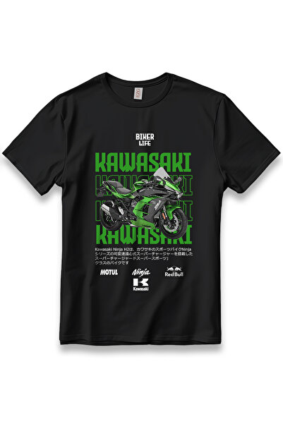 EZG Business Μπλουζάκι NINJA H2 Motorcyclist Model Unisex 100% βαμβακερό άνετ...