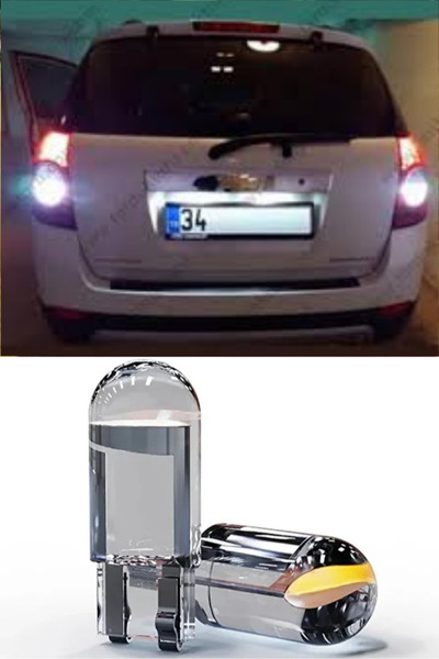 TVS Chevrolet Captiva Plaka Aydınlatma Seti Beyaz Özel COB LED