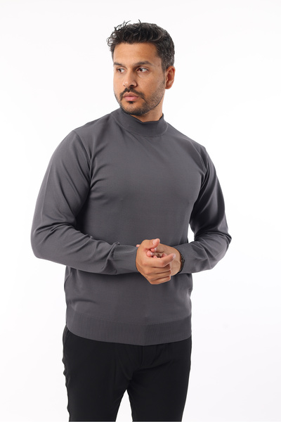 Rodrigo Men's Non-Pilling Standard Fit Half Turtleneck Knit Sweater