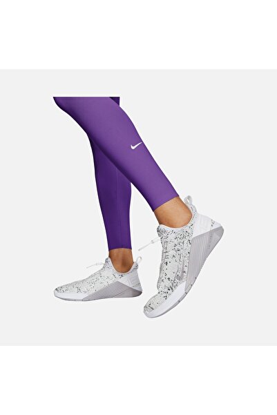 Nike Women's One Luxe Yüksek Belli Mor Kadın Antrenman Taytı