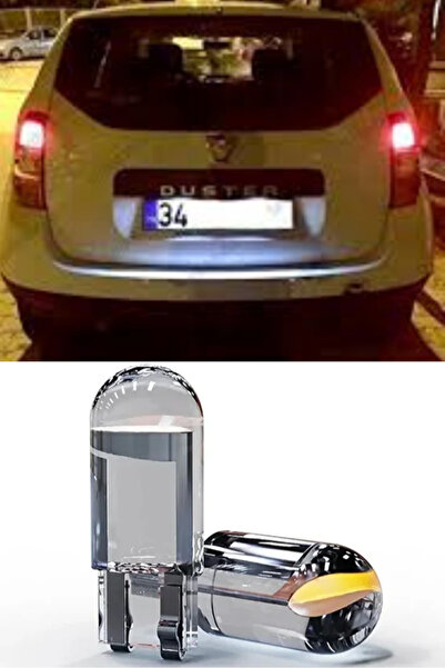 TVS Dacia Duster Plaka Aydınlatma Seti Beyaz Özel COB LED