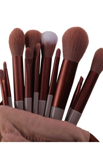 Fstyle 11قطعة طقم فراشي مستحضرات تجميل للوجه