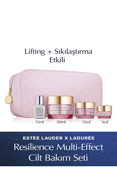 Estee Lauder Resilience Multi-Effect - Laduree Aydınlatıcı Etkili 4 lü Cilt B...