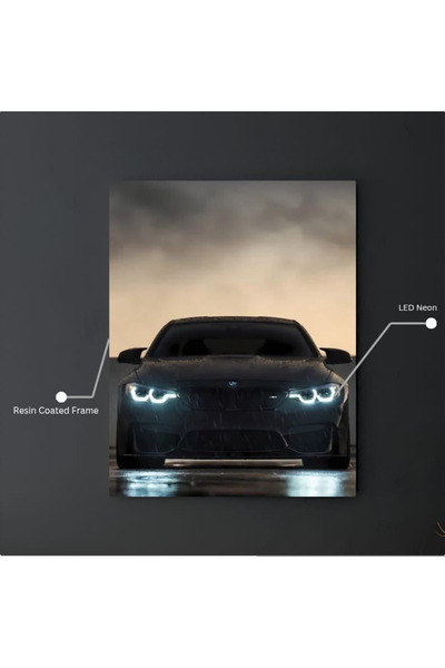 Neon Poster LED Işıklı – Dekoratif Duvar Posteri | Hediye ve Ev Dekoru İçin H...