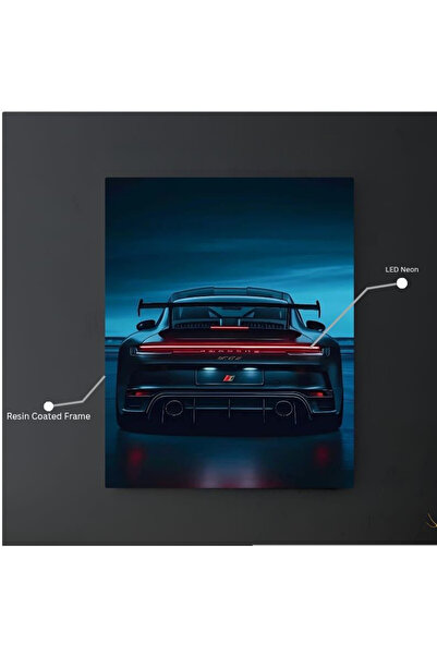 Neon Poster LED Işıklı – Dekoratif Duvar Posteri