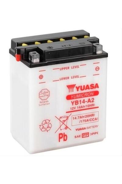 Yuasa Acumulator Moto YB14-A2 12V 14Ah 175A (DC - Fără Acid)