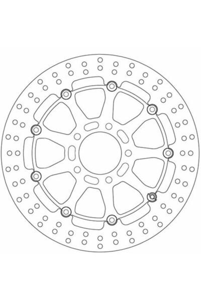 FERODO Disc Frână Moto FMD0349RX - Racing pentru Suzuki GSX 600, SV 650, GSF 650