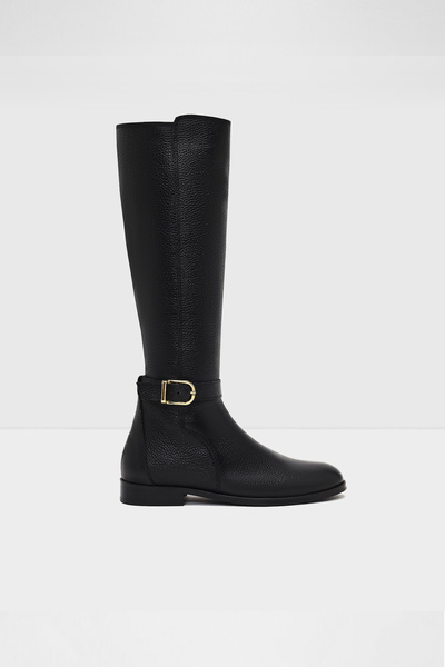 Aldo YACHIO-TR - Hakiki Deri Kadın Siyah Çizme