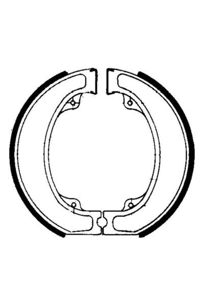 FERODO Motorcycle Brake Shoe Set - Racing, for Honda XL 500 S (1979 - 1981) F...