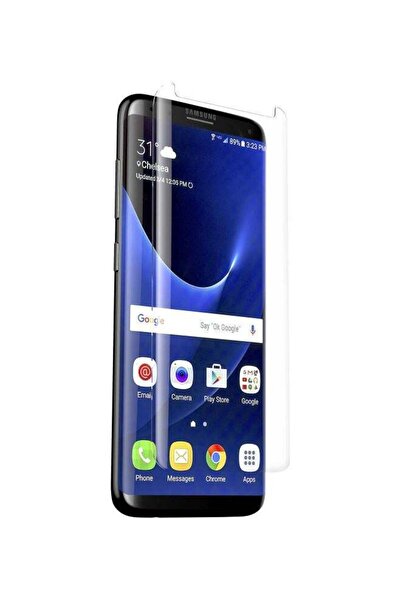 Generic واقي شاشة زجاجي مقوى لهاتف سامسونج جالاكسي S8+ شفاف