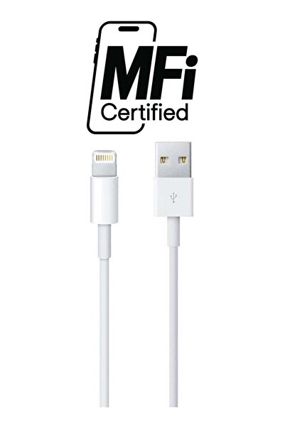 Generic كابل لايتنينج لأجهزة iPhone 5/5S/6/6 Plus/iPad باللون الأبيض