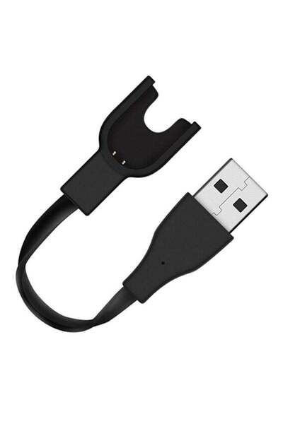 Generic كابل شاحن USB من TOCHIC لساعة Xiaomi Mi Band 2 باللون الأسود