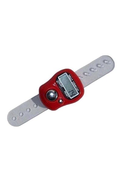 Generic Tasbeeh Tally Counter Red/Black