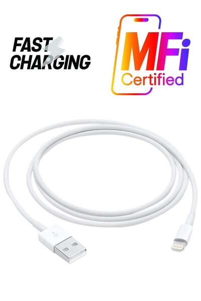 Generic Lightning Data Sync Charging Cable White