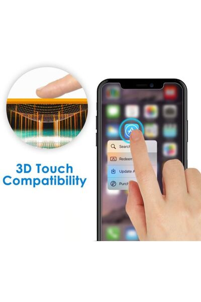 Generic عبوة من قطعتين من واقي الشاشة الزجاجي المقوى لهاتف Apple iPhone XR شفاف