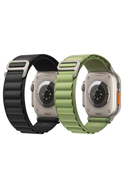 Margoun عبوة من قطعتين لسوار Apple Watch Alpine Loop مقاس 49 مم/45 مم/44 مم م...