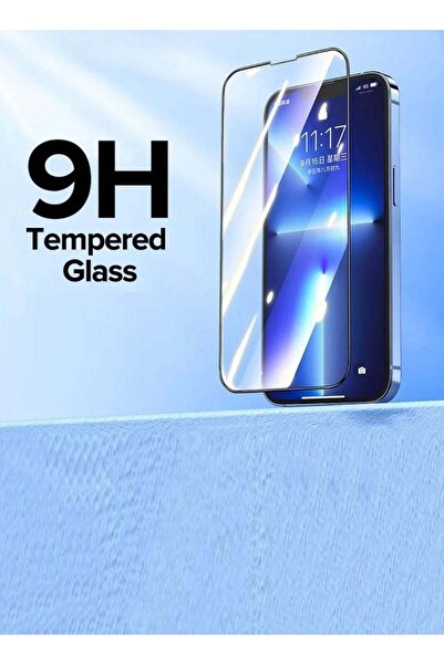 Generic ملصق زجاجي مقوى 5D مع أطراف سوداء لهاتف iPhone 13