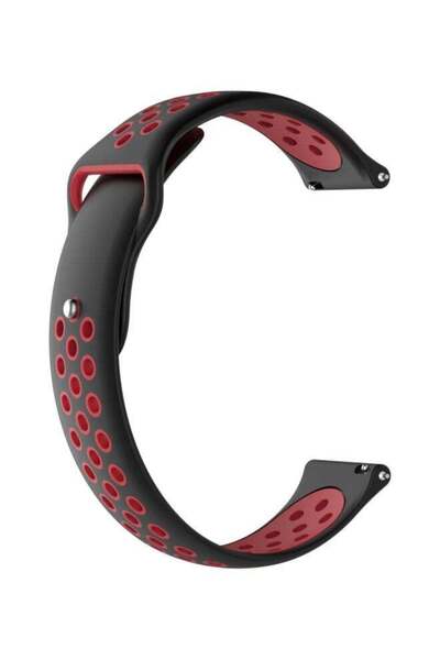 Generic Replacement Band For Samsung Galaxy Watch 46mm Black/Red