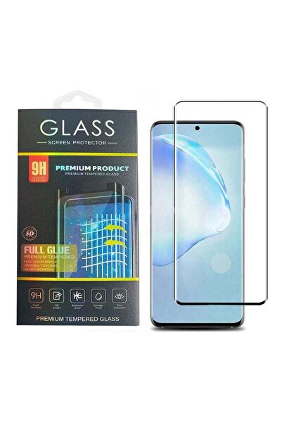 Generic Glass Full Screen Protector For Samsung Galaxy S20 [5D CURVED] - Full Glue - Full Coverage Design Bl