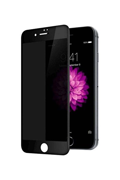Muzz Privacy Tempered Glass Screen Protector For Apple iPhone 6s Black