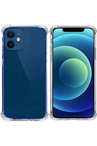 Generic Protective Silicone Back Cover For iPhone 12 Clear