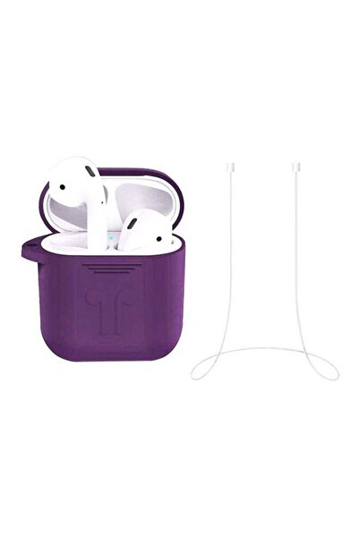 Generic Protective Case For Apple AirPods Purple