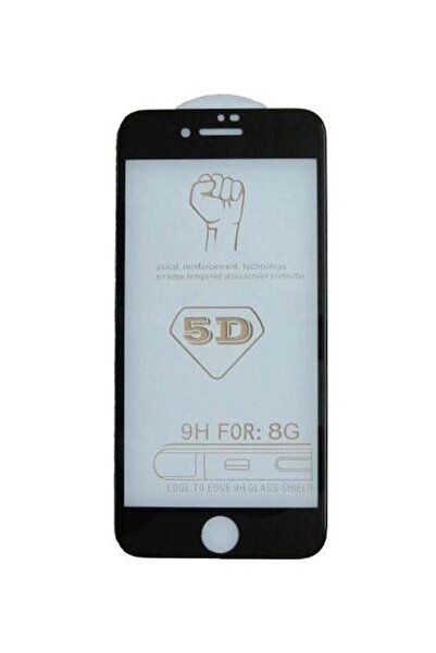 Generic Tempered Glass Screen Protector For Apple iPhone 8 Plus Black/Clear